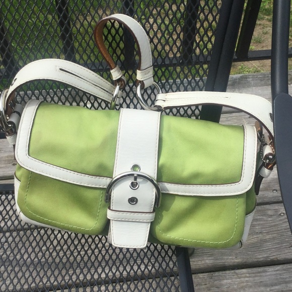 Coach canvas & leather purse