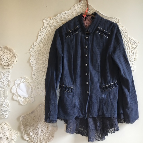 Free People Military Jacket