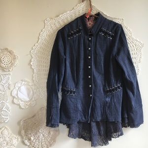 Free People Military Jacket