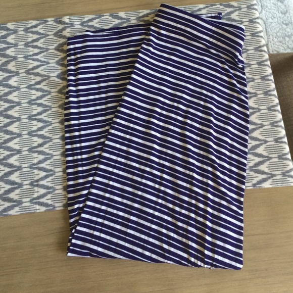 Loft Striped Maxi Skirt - Picture 1 of 4