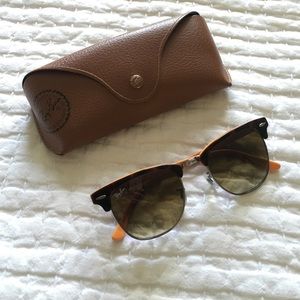 Authentic Ran-Ban clubmaster sunglasses