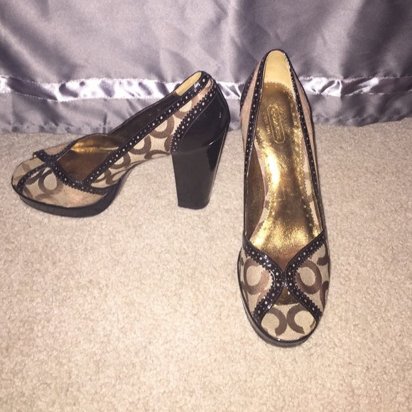 Coach high heels