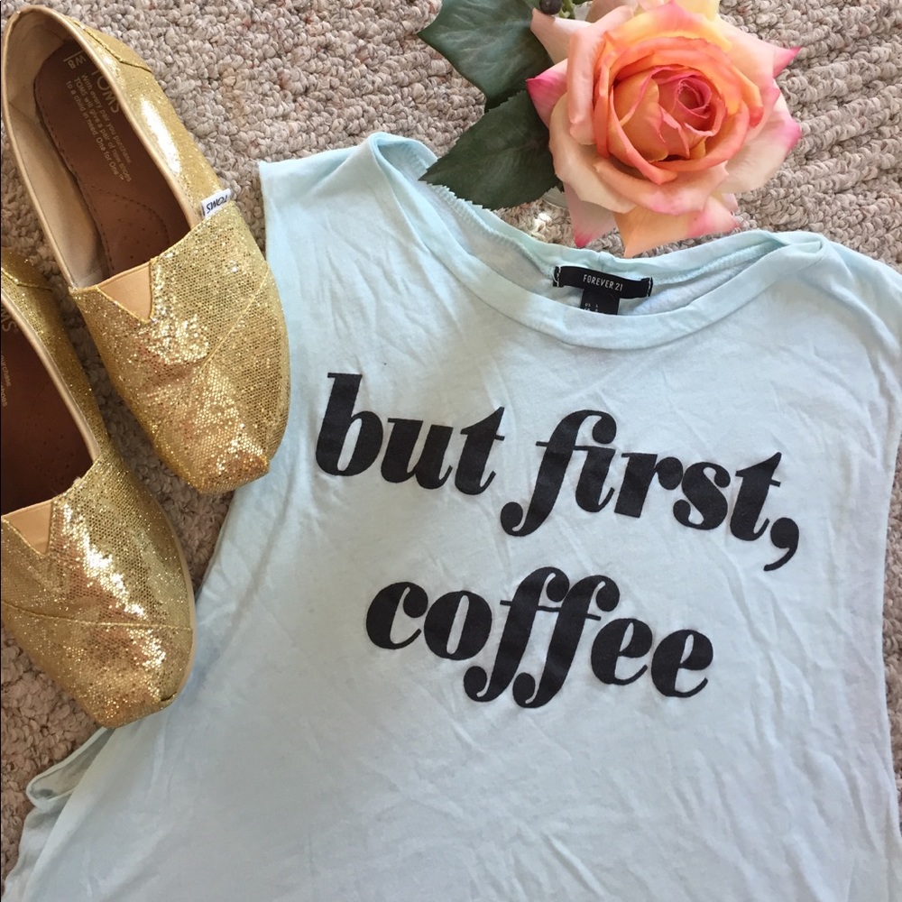 BOGO • Forever 21 • Coffee Tank Top • Size L