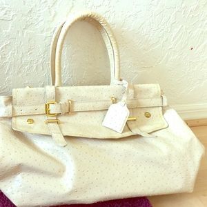 Large cream bag