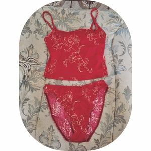 Vintage high cut bikini