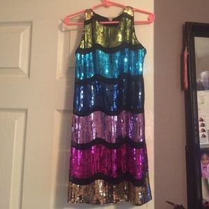 Sequin girls dress