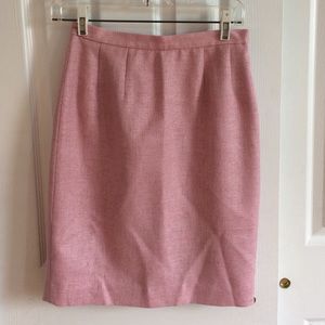 Light pink pencil skirt