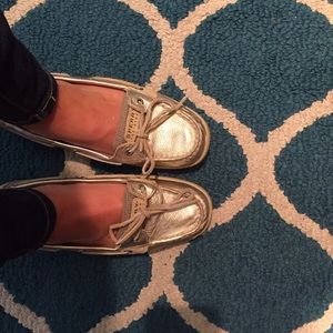 Metallic Sperry's