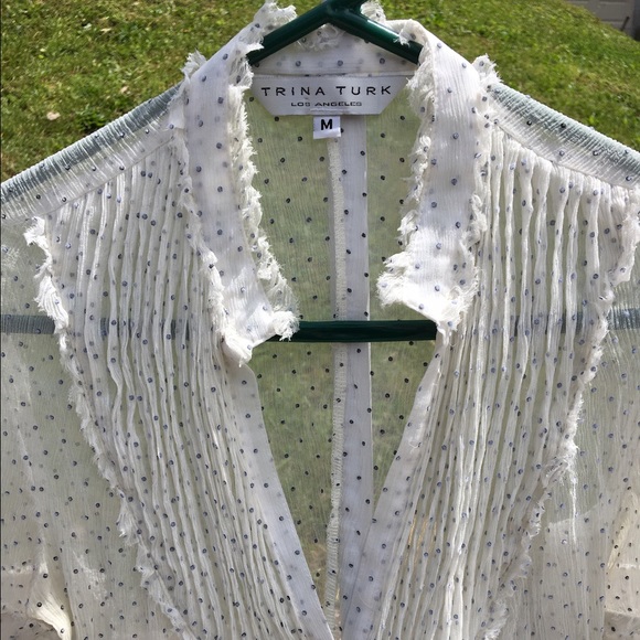 Trina Turk size medium blouse