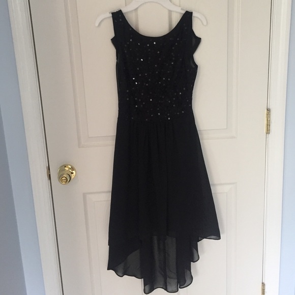 Black dress with sequins