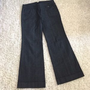 Ann Taylor Loft denim trousers