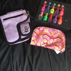 Bundle of Two bags and some nail polish