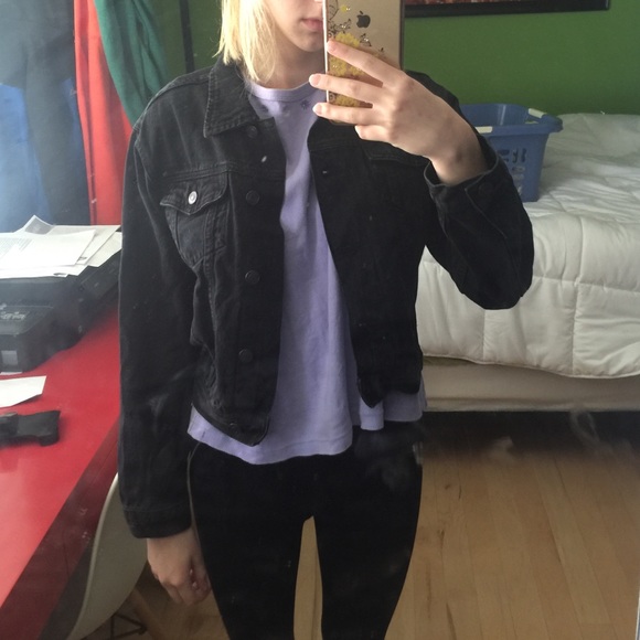 Brandy Melville black Jean jacket