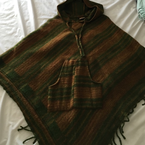 Fleece poncho