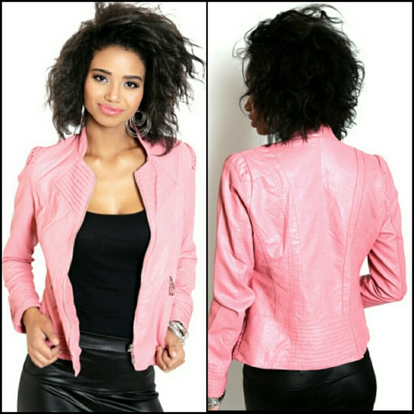 1 Day SALE! NWT PnkFashion Faux Leather Jacket