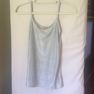 Silver shimmer camisole