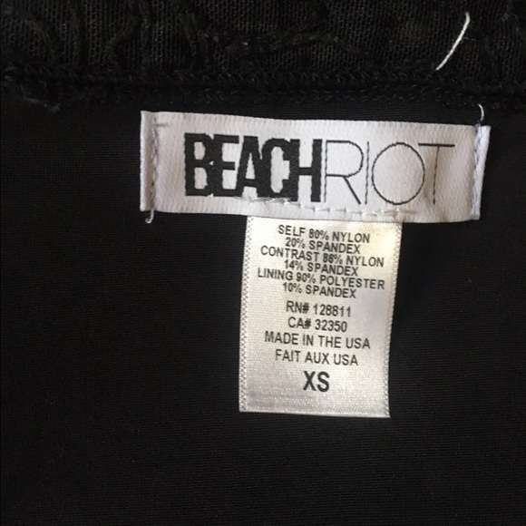 Beach Riot One Piece Lace Swimsuit Sz XS - Picture 3 of 4