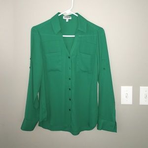 NWOT Express button down blouse