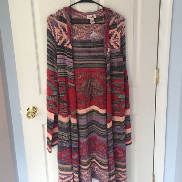 Long cardigan sweater