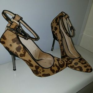 Leopard Mary Jane Sandals