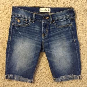 Abercrombie Kids Jean boy shorts (for girls)