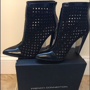 French Connection perforated booties