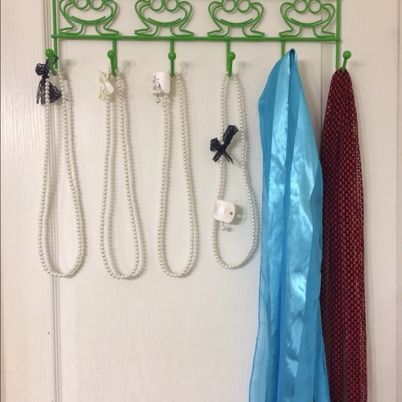 Scarves and necklace, each 5dlrs