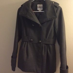 Hydraulic Grey Peacoat