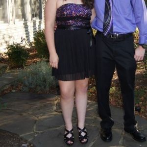 Black cocktail dress