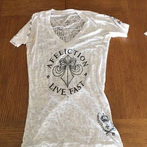 White affliction shirt