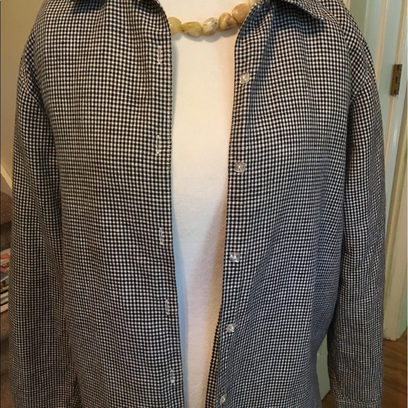 Denim and Company Checked Shirt - Picture 4 of 6