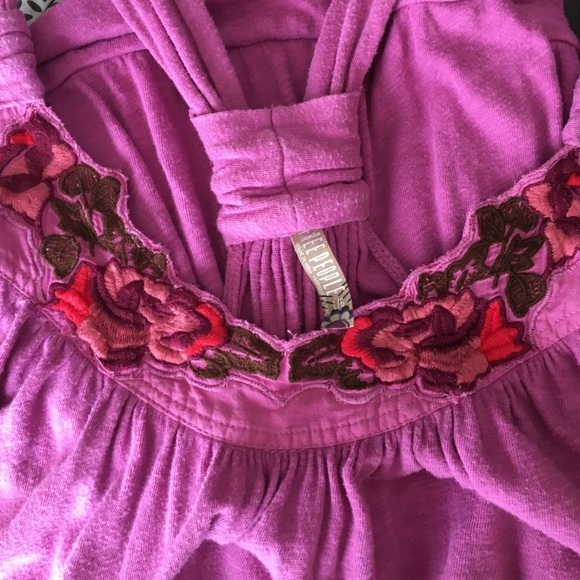 Free People Fuschia Y-Back Tank - Picture 5 of 5