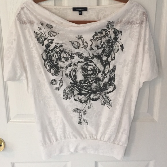 White top with design