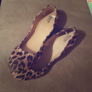 Leopard print ballet flats