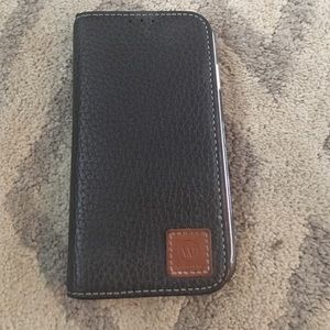 Wetherby Galaxy S4 Black Leather Wallet Case