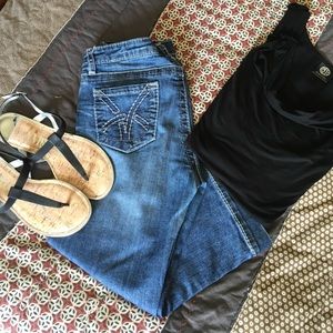 KUT from the Kloth Cropped Jeans