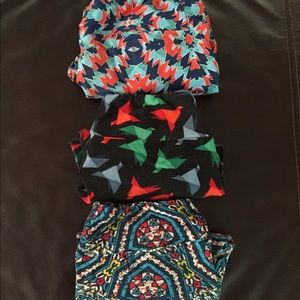 Lularoe one size OS leggings 3 pairs