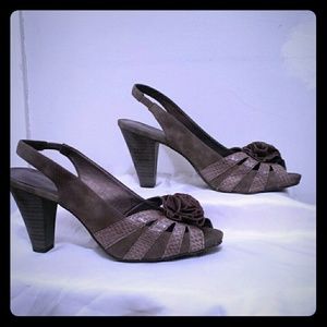 Madden Girl peep toe heels.