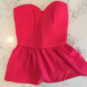 Pink Parker tube top