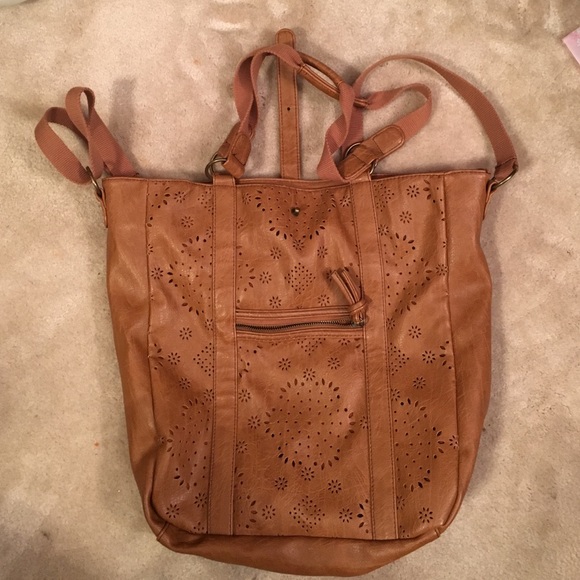 Barely used American Eagle Leather Tote