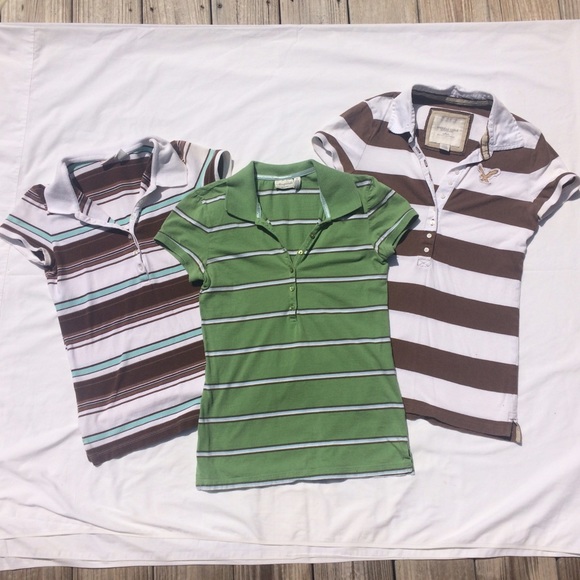American Eagle/Aeropostale Collared Shirt Bundle