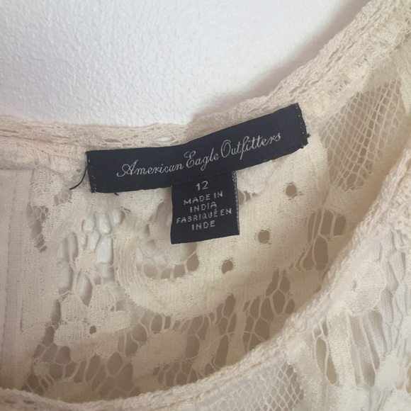 White lace shift dress - Picture 3 of 4