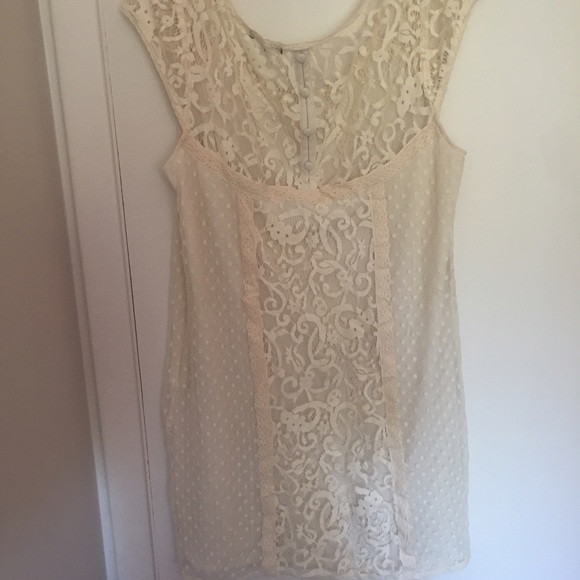 White lace shift dress - Picture 4 of 4
