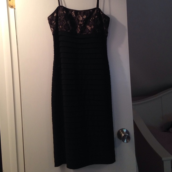 Black formal dress