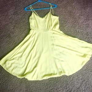 Old Navy bright yellow sun dress