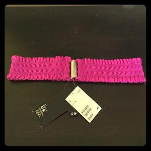 Purple stretchy belt
