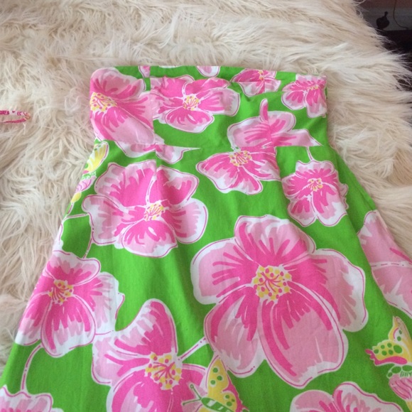 Lilly Pulitzer strapless dress
