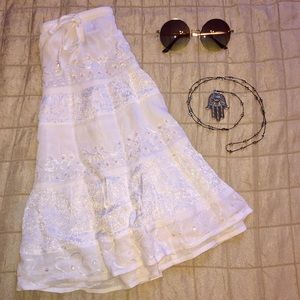 🚨SALE Gypsy / Boho White Skirt 🔮