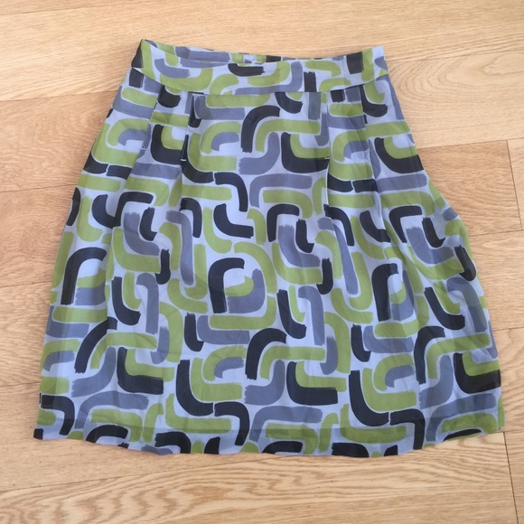 Banana republic printed skirt