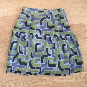 Banana republic printed skirt
